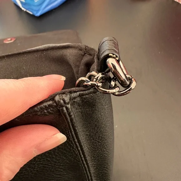 Loungefly Disney Villains Flocked Crossbody Metal Chain Purse Bag Purple Black - Picture 13 of 15